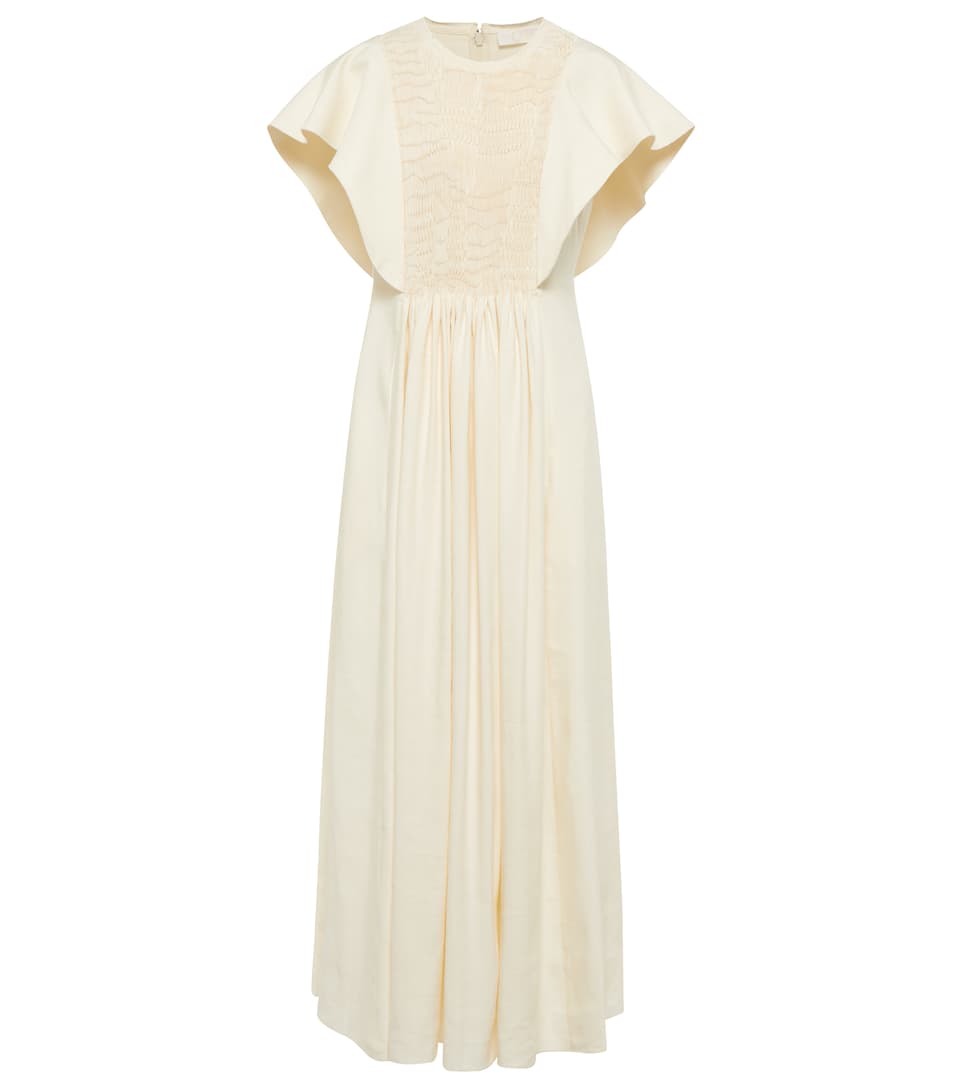 onlinechloe.com offers Linen and silk maxi dress Chloé Outlet - Sold at ...